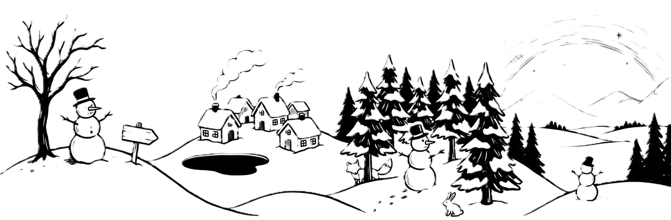 Right footer illustration